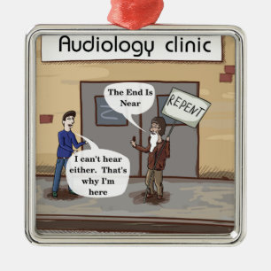 Büße Für Das Audiologie-Büro Lustig Ornament Aus Metall