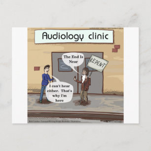 Büße Für Das Audiologie-Büro Lustig Postkarte
