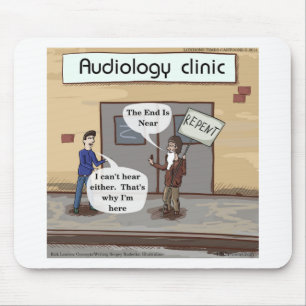 Büße für die Audiologie-Praxis Lustig Mousepad