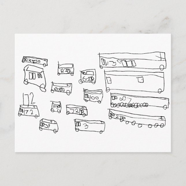Busse Postkarte (Vorderseite)