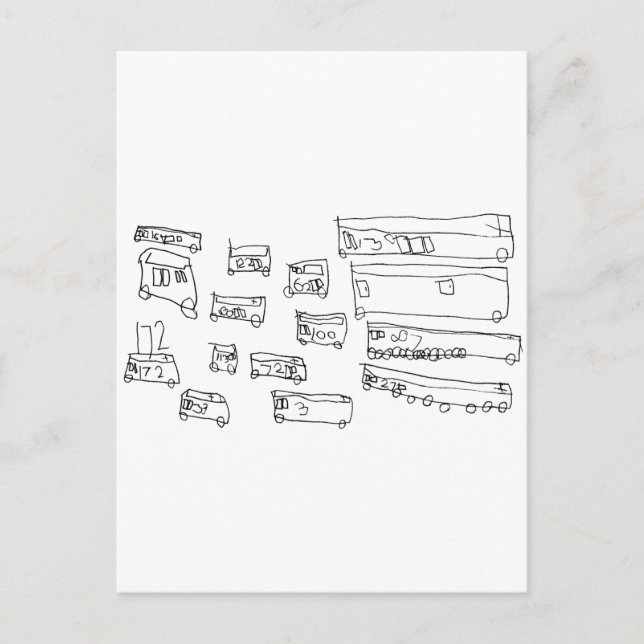 Busse Postkarte (Vorderseite)