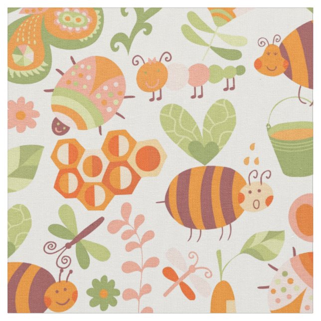 Busse Summer Garden Fabric 2 Stoff (Nahaufnahme)