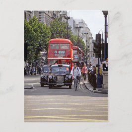 Busse, Taxis in der Oxford Street, London 1998 Postkarte