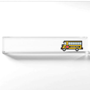 Bussool Namensplakette
