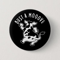 Bust a mooove Funny Cow Puff Dark BG