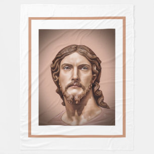 BÜSTE CHRISTUS DES ERLÖSERS von MICHELANGELO 2026_ Fleecedecke