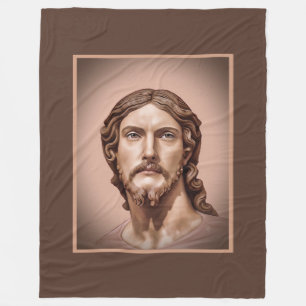 BÜSTE CHRISTUS DES ERLÖSERS von MICHELANGELO 2026_ Fleecedecke