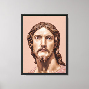 BÜSTE CHRISTUS DES ERLÖSERS von MICHELANGELO 2026_ Leinwanddruck