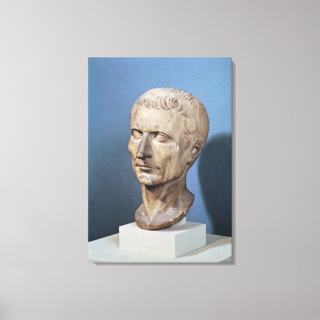 Büste Julius Cäsars Leinwanddruck (Vorderseite)