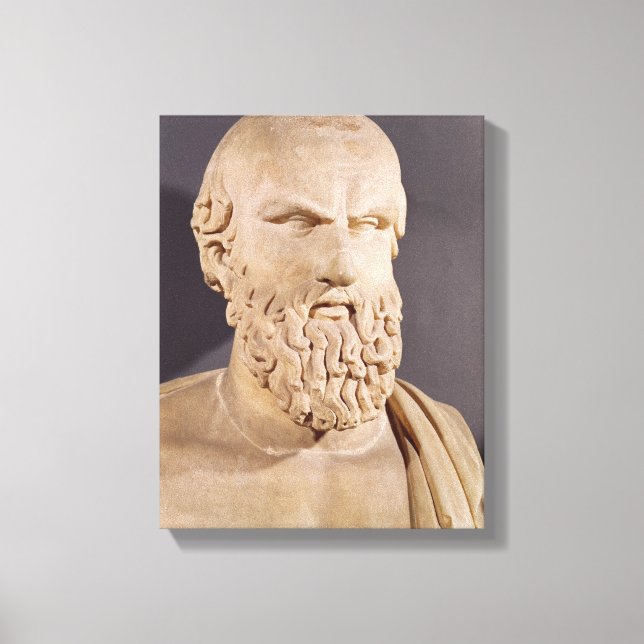 Büste von Aeschylus Leinwanddruck (Vorderseite)