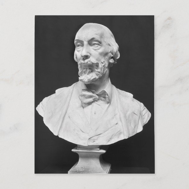 Büste von Auguste Vacquerie Postkarte (Vorderseite)