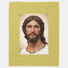 BUSTE VON CHRISTUS DEM ERLÖSER von MICHELANGELO 20 Fleecedecke