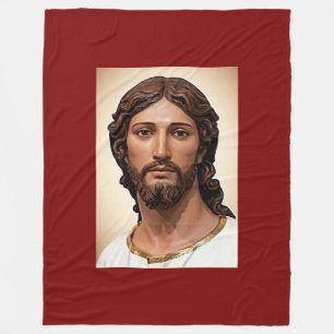 BUSTE VON CHRISTUS DEM ERLÖSER von MICHELANGELO 20 Fleecedecke