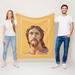 BUSTE VON CHRISTUS DEM ERLÖSER von MICHELANGELO 20 Fleecedecke
