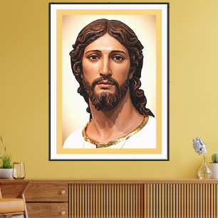 BUSTE VON CHRISTUS DEM ERLÖSER von MICHELANGELO 20 Leinwanddruck