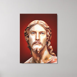 BUSTE VON CHRISTUS DEM ERLÖSER von MICHELANGELO 20 Leinwanddruck