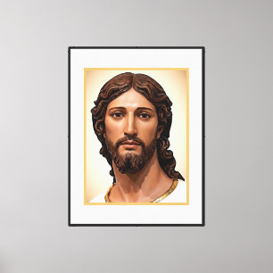 BUSTE VON CHRISTUS DEM ERLÖSER von MICHELANGELO 20 Leinwanddruck