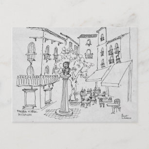 Büste von Frederic Mistral Avignon, Frankreich Postkarte
