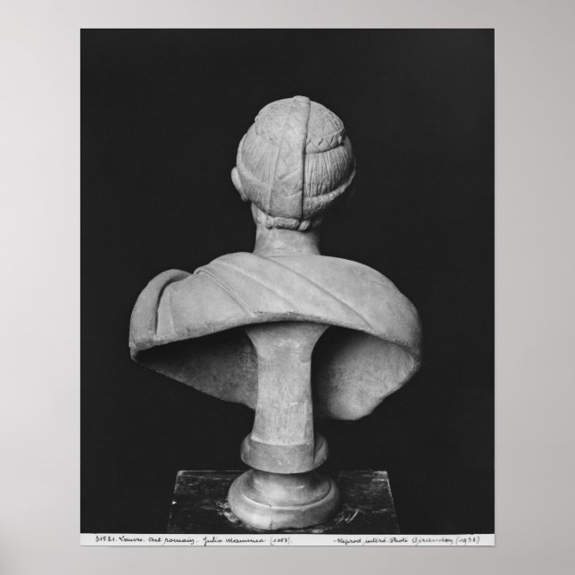 Büste von Julia Mamaea Poster (Vorne)