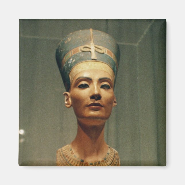 Büste von Königin Nefertiti, Vorderansicht Magnet (Vorne)