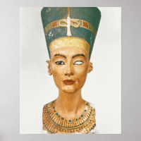 Büste von Königin Nefertiti, Vorderansicht, von de