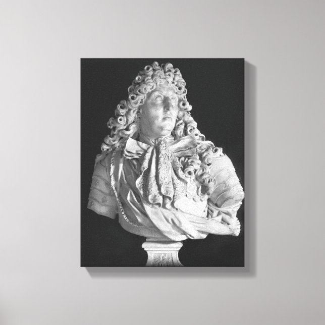 Büste von Louis XIV 1679 Leinwanddruck (Vorderseite)