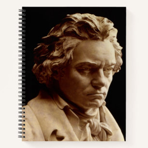 Büste von Ludwig van Beethoven Notizbuch