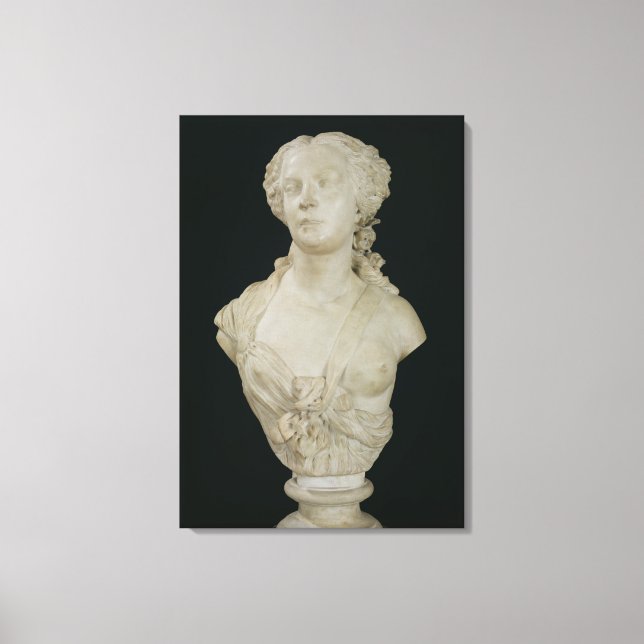 Büste von Madame Sabatier, 1847 Leinwanddruck (Vorderseite)