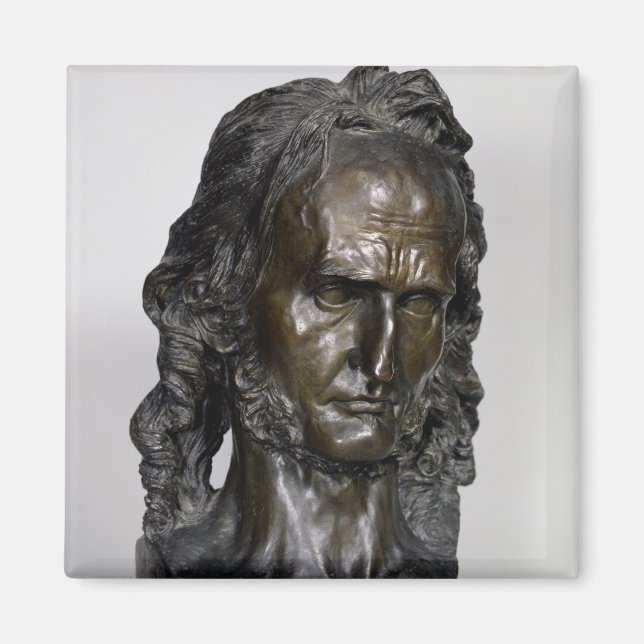 Büste von Nicolo Paganini 1830 Magnet (Vorne)