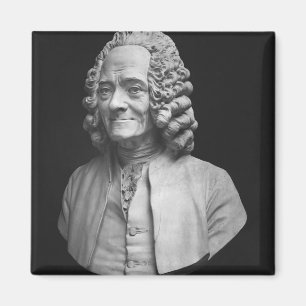 Büste von Voltaire Magnet
