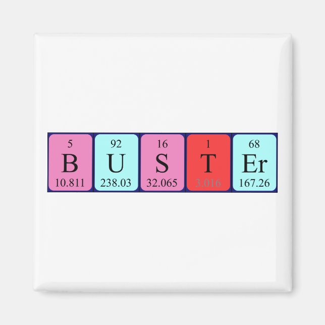 Buster-Periodenmagnet Magnet (Vorne)