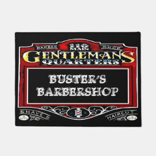 Busters Barbershop Personalisieren Fußmatte