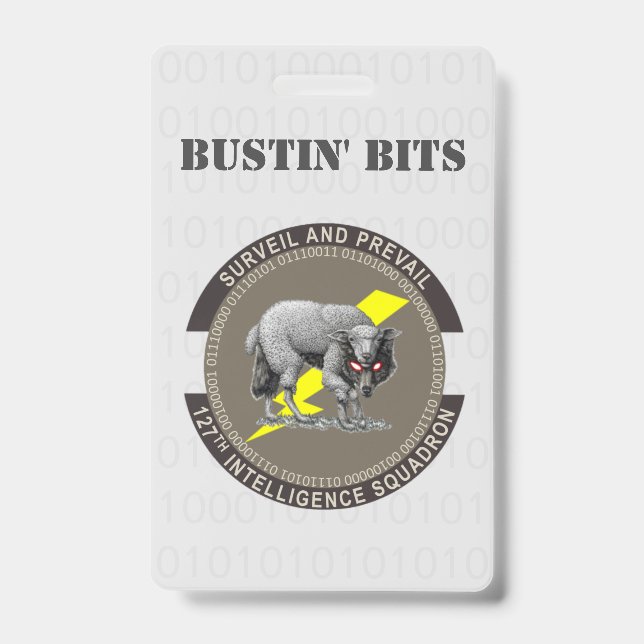 Bustin Bits ID Card Ausweis (Vorderseite)