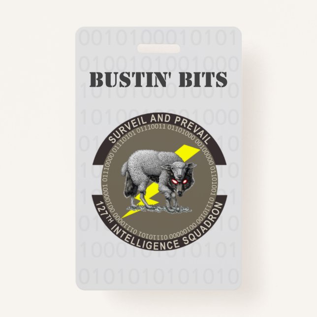 Bustin Bits ID Card Ausweis (Vorderseite)