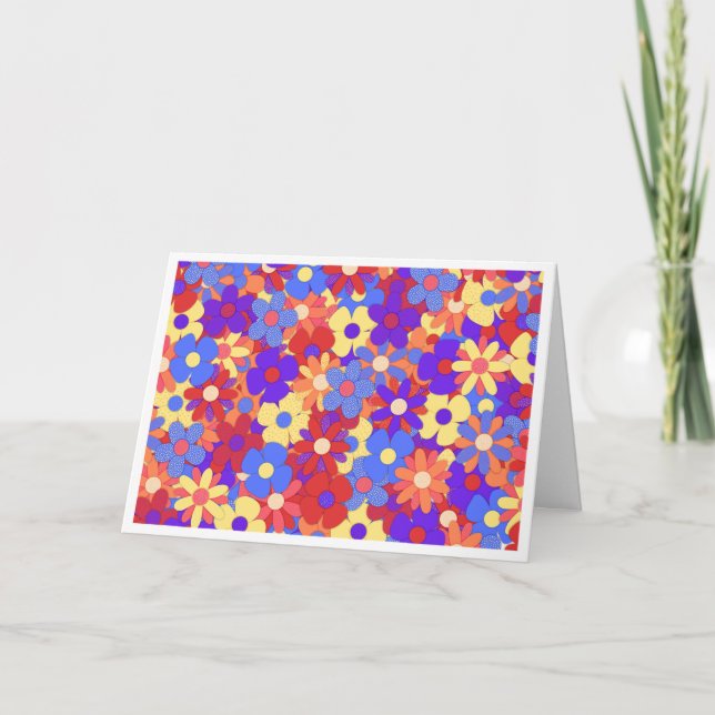 Bustling Bouquet Card Karte (Vorderseite)