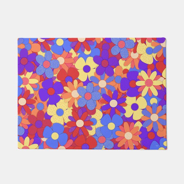 Bustling Bouquet Doormat Fußmatte (Vorderseite)