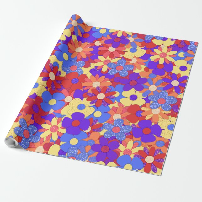 Bustling Bouquet Geschenkpapier (Ungerollt)