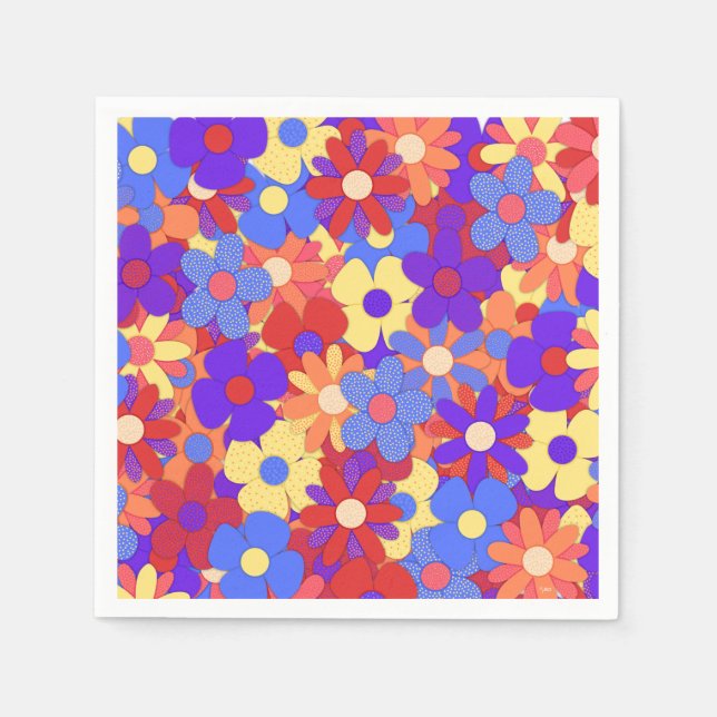 Bustling Bouquet Napkins Serviette (Vorderseite)