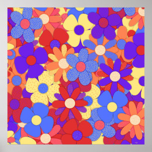 Bustling Bouquet Poster