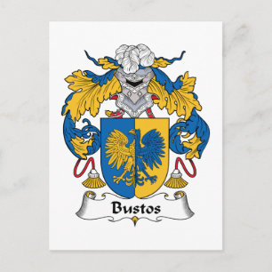 Bustos Familienwappen Postkarte