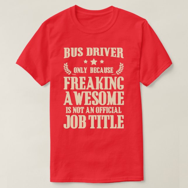 Bustreiber T T-Shirt (Design vorne)