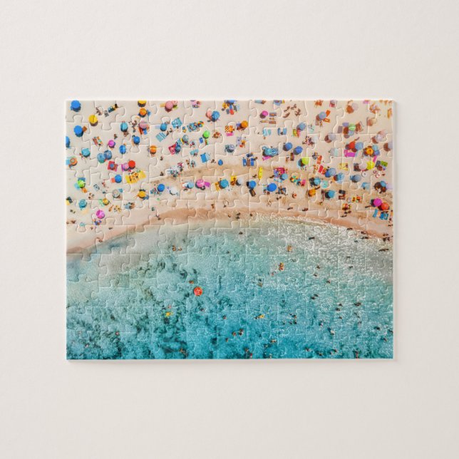 Busy Beach Jigsaw Puzzle (Horizontal)