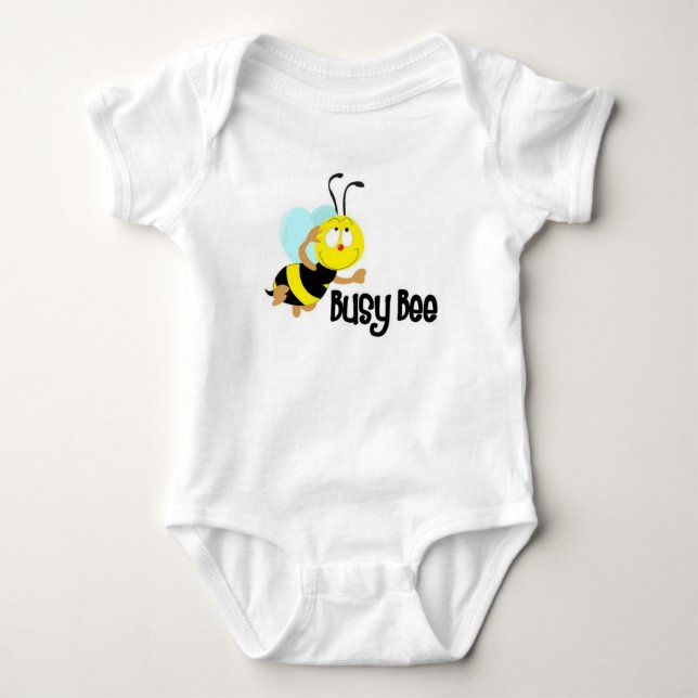 Busy Bee Baby Strampler (Vorderseite)