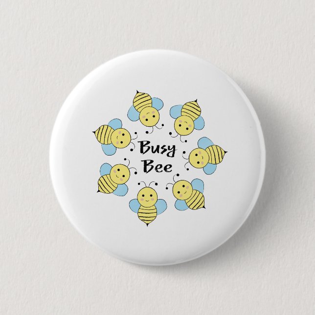 Busy Bee Button (Vorderseite)