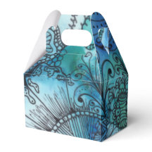 Busy Blue Favor Box