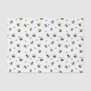 Busy Buzzing Bienen Niedlich Garden Bug Print Seidenpapier