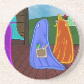 Busy Ghost Getränkeuntersetzer