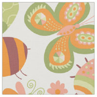 Busy Summer Garden Fabric