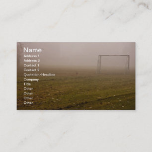 But du football dans le carte de visite de