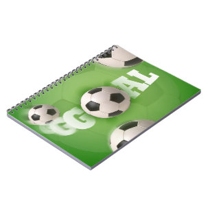 But du football de ballon de football - carnet